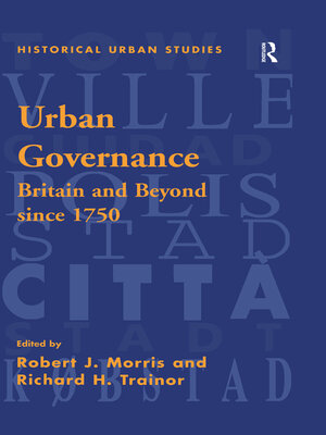 cover image of Urban Governance